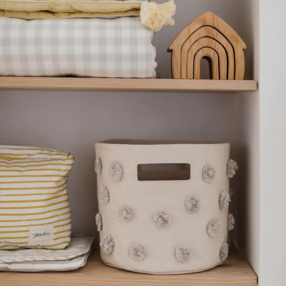 FRIDAY FLASH SALE! NWT PEHR Tidy Up Pint Pom Pom Basket